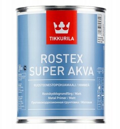 Grunt antykorozyjny Tikkurila Rostex Super Akva light grey