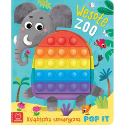 Aksjomat Książka sensoryczna z Pop It Wesołe zoo