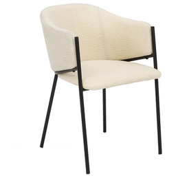 Krzesło Glamour DC-2144 quelle, czarne nogi, beż #3
