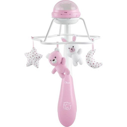 Chicco Zabawki 153268 KARUZELA RAINBOW COT MOBILE PINK