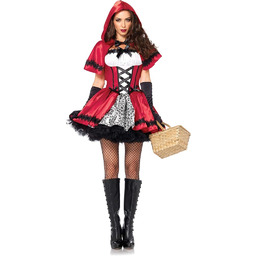 Leg Avenue Panie Gothic Red Riding Hood Kostium