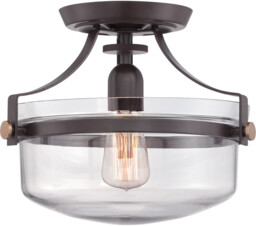 Plafon LAMPA sufitowa PENN STATION QZ-PENN-STATION-F-WT Elstead QUOIZEL