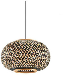 Lindby - Nerys Lampa Wisząca Black/Wood