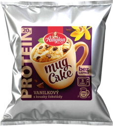 CIASTO PROTEINOWE WANILIOWE Z KAWAŁKAMI CZEKOLADY Z KUBECZKA
