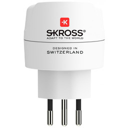 Adapter SKROSS z Polski do Włoch, Szwajcarii, Brazylii