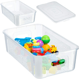 Pojemnik z pokrywką do przechowywania Dozza 5L bezbarwny