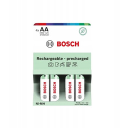 4x Akumulatorki Bosch Rechargeable NiMh AA (HR6) 2100
