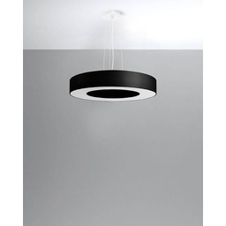 Sollux Lighting Żyrandol SATURNO SLIM 50 SL.0750 czarny