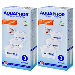 Aquaphor Maxfor+ 6szt. Filtr do dzbanków filtrujących, Aquaphor
