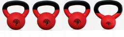 Zestaw kettlebell z gumową powłoką 4 kg, 8
