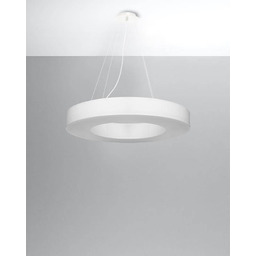 Sollux Lighting Żyrandol SATURNO SLIM 70 SL.0753 biały