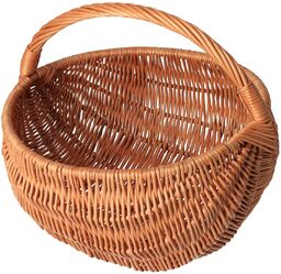ČistéDřevo Kosz wiklinowy na grzyby naturalny