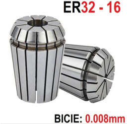 Tulejka zaciskowa ER32 FI 16mm Bicie 0,008mm CNC