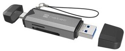 NATEC Czytnik kart pamięci Scarab 3 USB-A/USB-C/SD/MICRO SD/USB