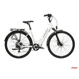 Kross Rower elektryczny Trans Hybrid LS 1.0 perłowy/czarny