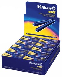 Naboje do pióra wiecznego długie niebieskie PELIKAN 250szt