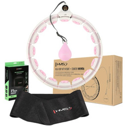 ZESTAW HULA HOP HHW06 PINK Z PIŁKĄ GRAWITACYJNĄ
