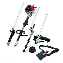 Spalinowa kosa Scheppach 4IN1 MT33P, podkaszarka, nożyce