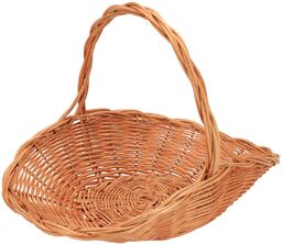 ČistéDřevo Kosz prezentowy wiklinowy owalny naturalny