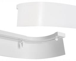 Karnisz pcv I tor+ Łuk Długość 196 CM
