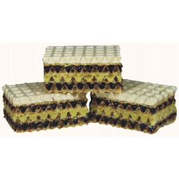 Wulkan Wafle przekładane kremem śmietankowo - czekoladowym 2,5