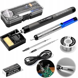 Lutownica Precyzyjna Zestaw Lutowniczy LCD Bezprzewodowy Do Cyny