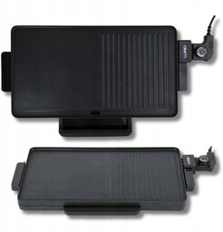 Mocny GRILL ELEKTRYCZNY ogrodowy stołowy domowy taca 2000W