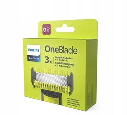3 Ostrza wymienne do golarki Philips OneBlade Face