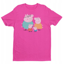 Koszulka Dziecięca Świnka Peppa Kolor Wybór- 134 M