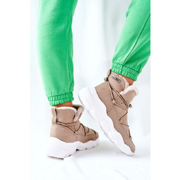 Śniegowce Ocieplane Big Star II274263 Beżowe -38