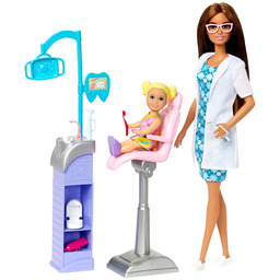 Barbie Linia Kariera Dentystka Zestaw z lalką