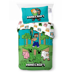Aptex Pościel bawełniana 140x200 Minecraft Jungle Explore Darymex