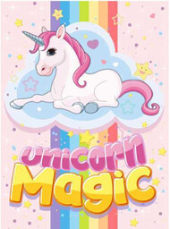 Koc Kocyk Dziecięcy 100X140 Jednorożec Unicorn