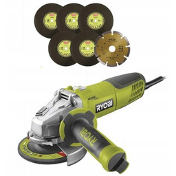 Szlifierka kątowa RAG1010-125 1010W 5 x tarcza 1