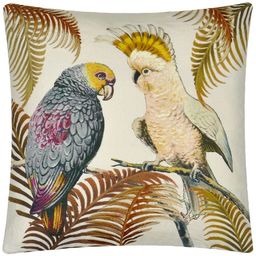 John Derian Poduszka dekoracyjna Parrot and Palm Parchment