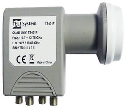 Konwerter SAT Quad TELE System TS401F poczwórny