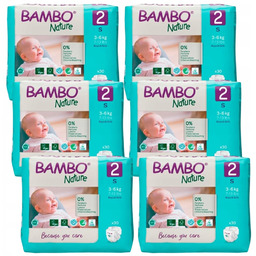 Pieluszki Bambo Nature 2 Mini 3-6kg, 30 szt.