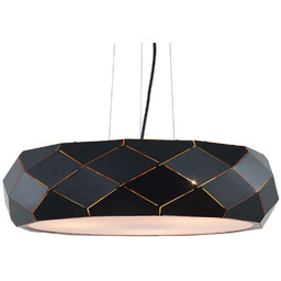 LAMPA wisząca REUS LP-8069/1P BK Light Prestige metalowa