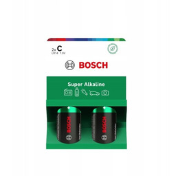 2x Bateria Bosch Super Alkaline C (LR14)