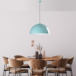 Opviq Elegancka turkusowa żyrandol, regulowana wysokość 45-135 cm,