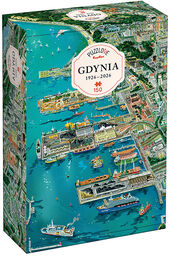 CzuCzu Puzzlove Miasto Gdynia, puzzle rodzinne, 150 elementów