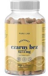 PURE LAB Ekstrakt Z Czarnego Bzu 1275mg, 120