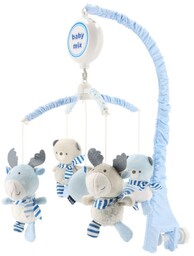 Karuzela Baby Mix nad łóżeczkiem Łoś i pluszowemisie