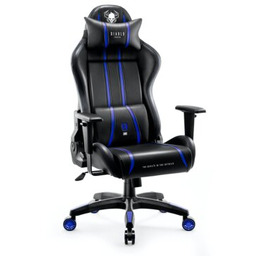 DIABLO CHAIRS Fotel X-One 2.0 Normal Size Czarno-niebieski