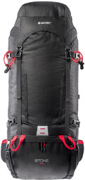 Hi-Tec, Plecak turystyczny, Stone, 65 L, czarny