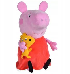 Duży Wielki Miś Pluszowy Peppa Certyfikowana Pluszak Maskotka