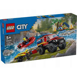 Lego 60412 City Terenowy wóz strażacki z łodzią