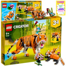 Lego majestatyczny tygrys panda ryba - creator 3