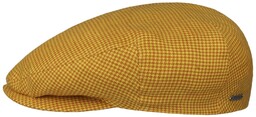 Kaszkiet Kent Houndstooth Golf by Stetson, żółty, cm