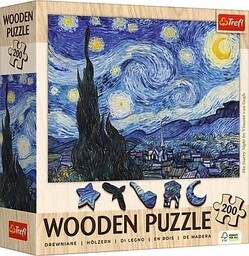 Trefl PUZZLE DREWNIANE 200 GWIAźDZISTA NOC TREFL